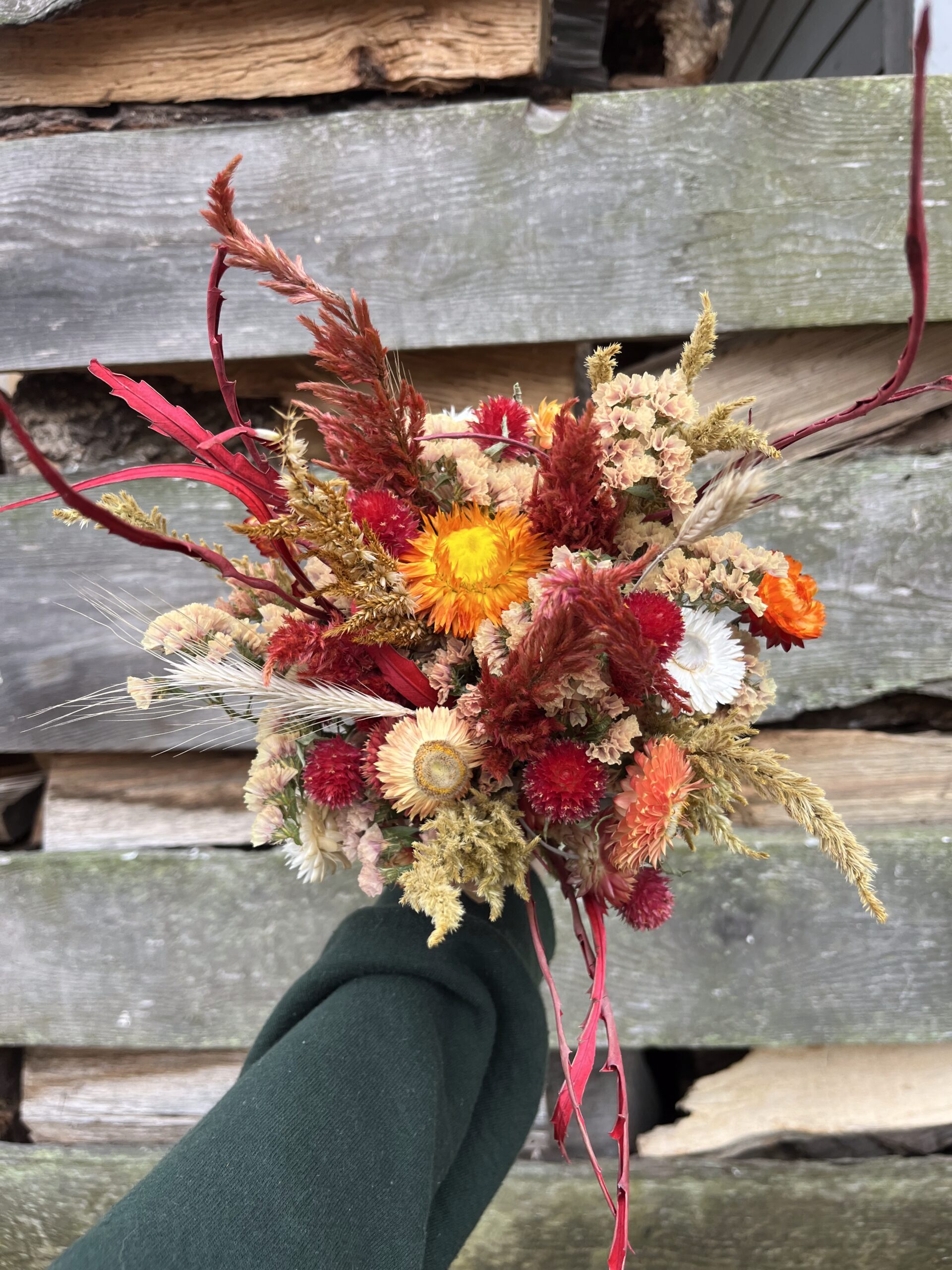 Thanksgiving Dried Flower Bouquet - Image 2